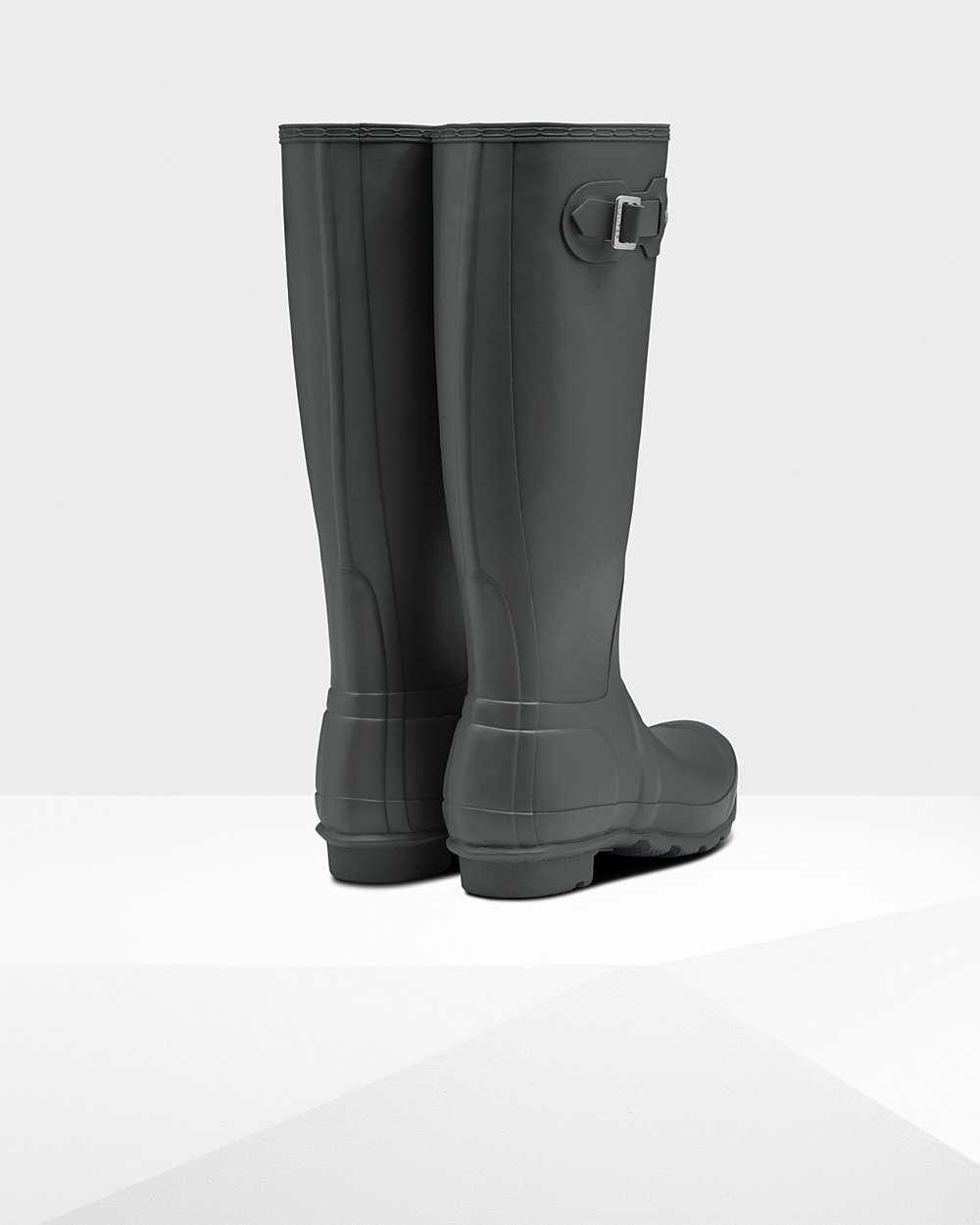 Bottes Hautes de Pluie Hunter Original Insulated Femme Vert Foncé GTNJVYA-10